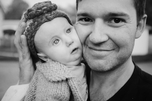 Nathan with daughter Olivia